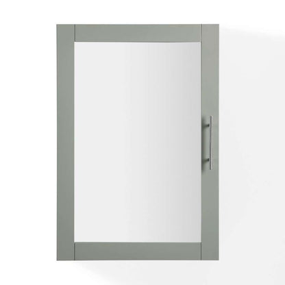 Crosley Furniture - Savannah Mirrored Wall Cabinet Gray - CF7028-GY veiw 7
