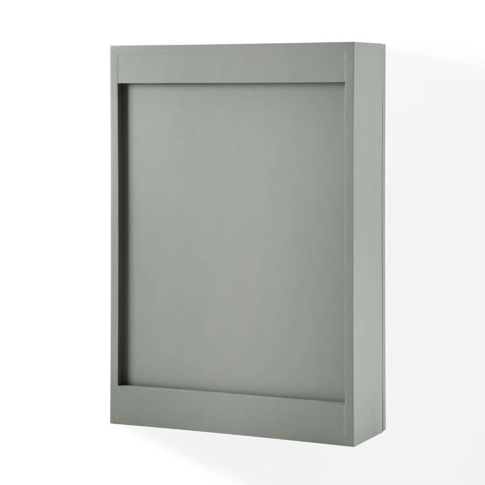 Crosley Furniture - Savannah Mirrored Wall Cabinet Gray - CF7028-GY veiw 9