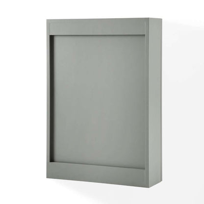 Crosley Furniture - Savannah Mirrored Wall Cabinet Gray - CF7028-GY veiw 9
