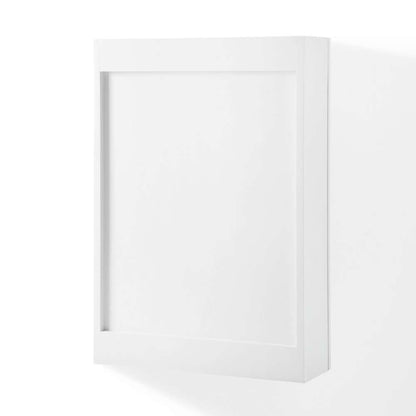 Crosley Furniture - Savannah Mirrored Wall Cabinet White - CF7028-WH veiw 9