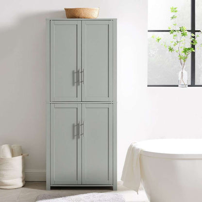 Crosley Furniture - Savannah Tall Pantry Gray - CF3115-GY veiw 3