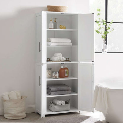 Crosley Furniture - Savannah Tall Pantry White - CF3115-WH veiw 2