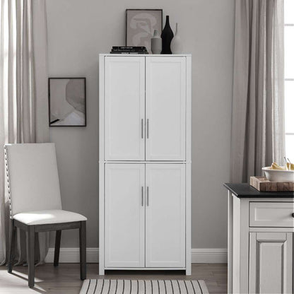 Crosley Furniture - Savannah Tall Pantry White - CF3115-WH veiw 6