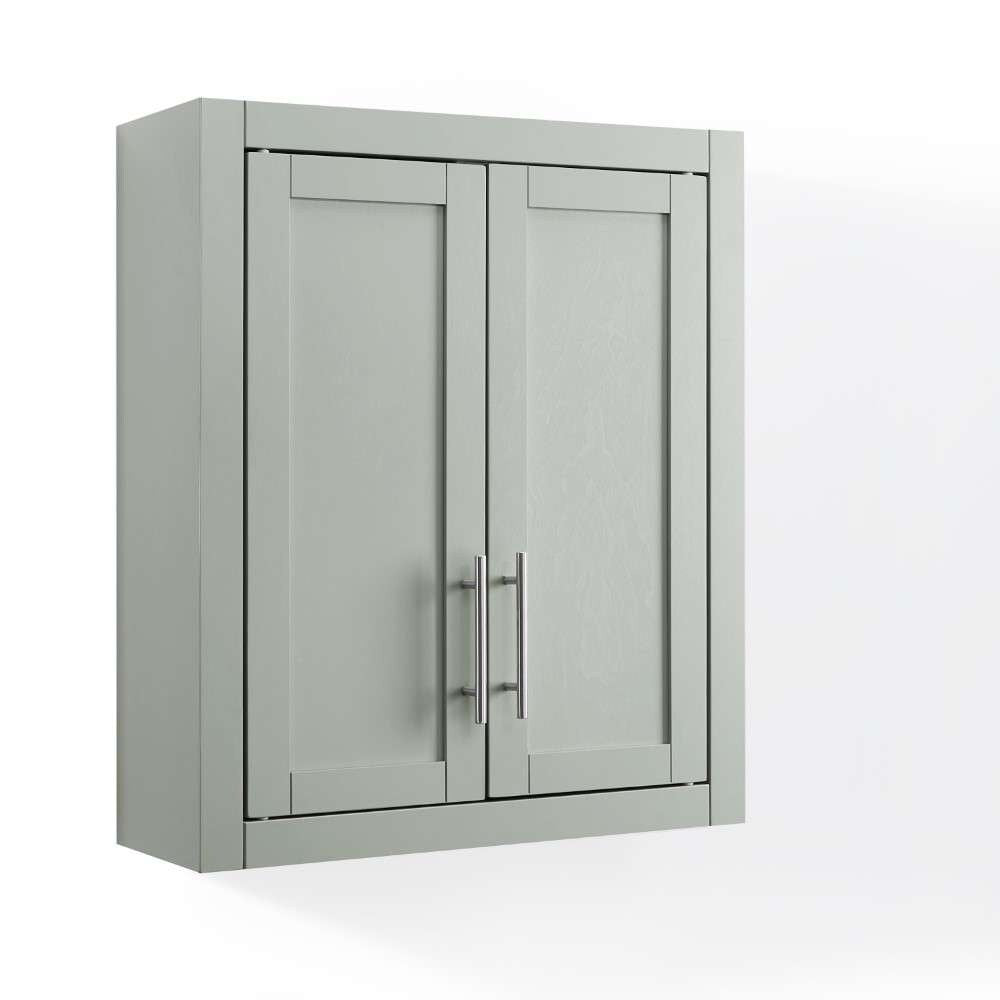 Crosley Furniture - Savannah Wall Cabinet Gray - CF7027-GY veiw 6