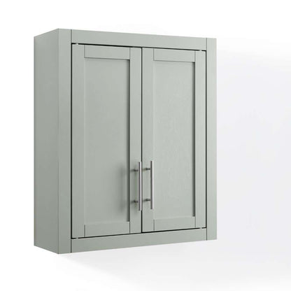 Crosley Furniture - Savannah Wall Cabinet Gray - CF7027-GY veiw 6