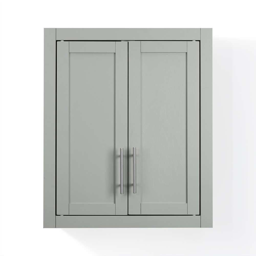 Crosley Furniture - Savannah Wall Cabinet Gray - CF7027-GY veiw 7