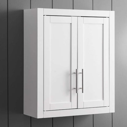 Crosley Furniture - Savannah Wall Cabinet White - CF7027-WH veiw 1