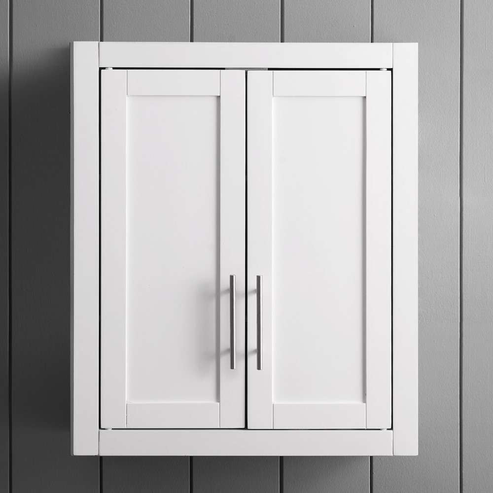 Crosley Furniture - Savannah Wall Cabinet White - CF7027-WH veiw 2
