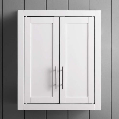 Crosley Furniture - Savannah Wall Cabinet White - CF7027-WH veiw 2