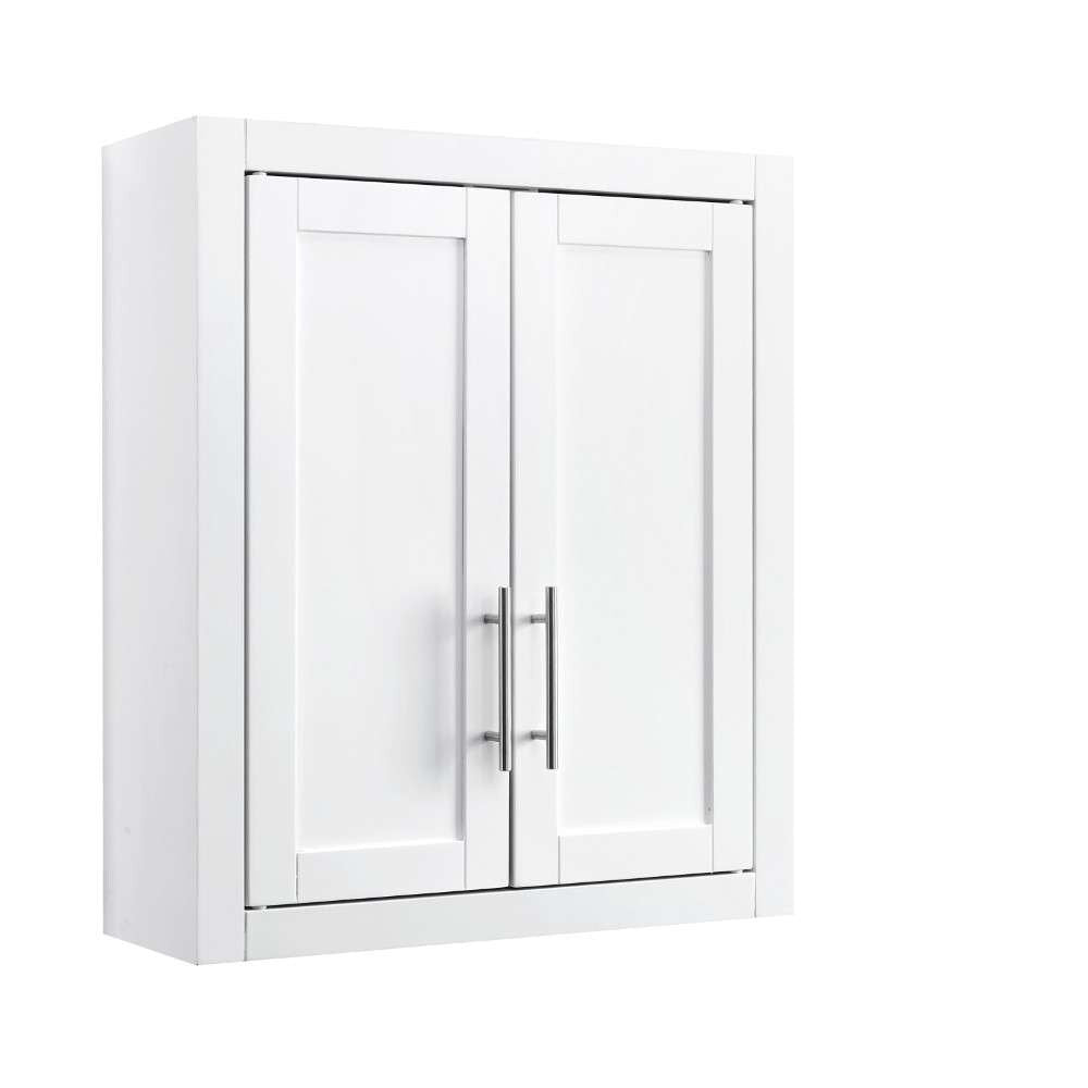 Crosley Furniture - Savannah Wall Cabinet White - CF7027-WH veiw 4