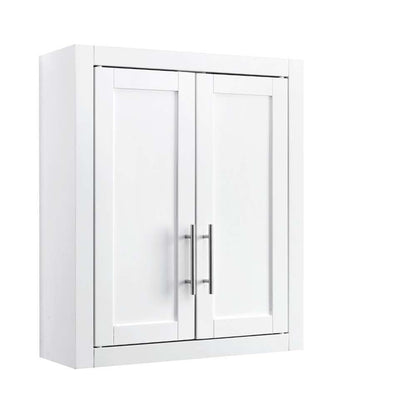 Crosley Furniture - Savannah Wall Cabinet White - CF7027-WH veiw 4