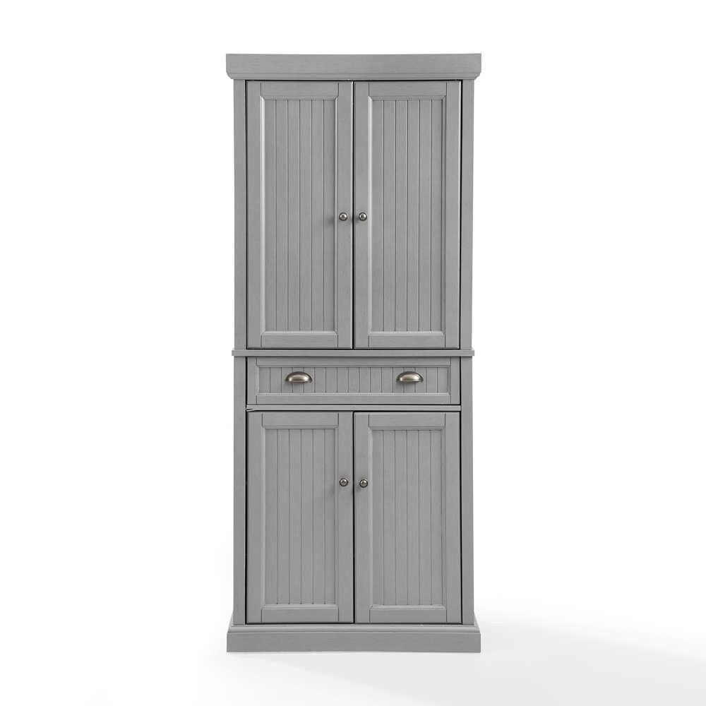 Crosley Furniture - Seaside Pantry Distressed Gray - CF3103-GY veiw 3