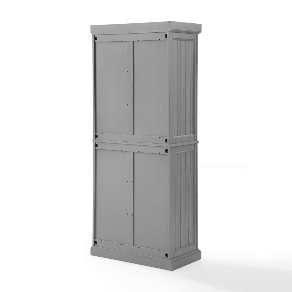 Crosley Furniture - Seaside Pantry Distressed Gray - CF3103-GY veiw 5