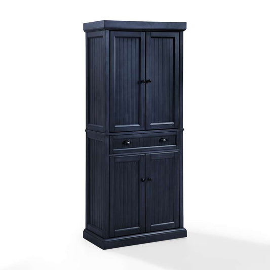 Crosley Furniture - Seaside Pantry Distressed Navy - CF3103-NV veiw 2