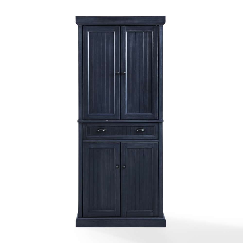 Crosley Furniture - Seaside Pantry Distressed Navy - CF3103-NV veiw 3