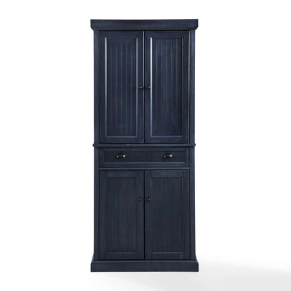 Crosley Furniture - Seaside Pantry Distressed Navy - CF3103-NV veiw 3