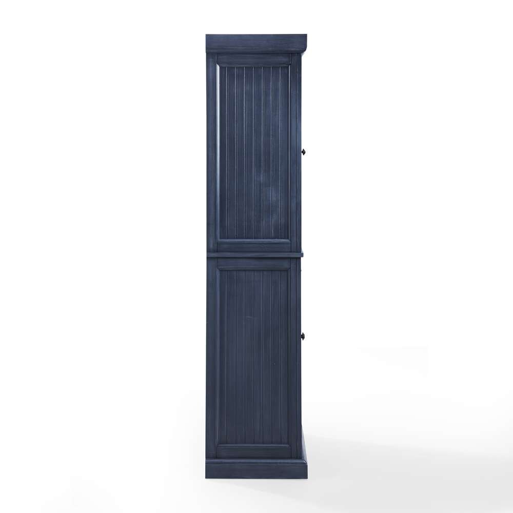 Crosley Furniture - Seaside Pantry Distressed Navy - CF3103-NV veiw 6