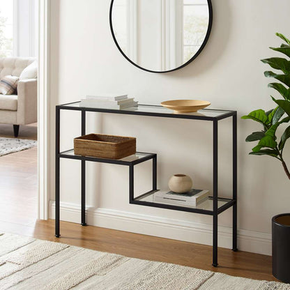 Crosley Furniture - Sloane Console Table Matte Black - CF1124-MB veiw 1