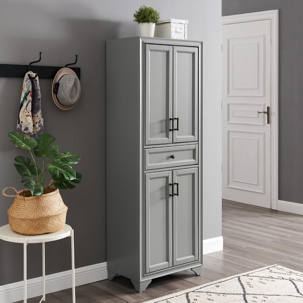 Crosley Furniture - Tara Pantry Distressed Gray - CF3111-GY veiw 8