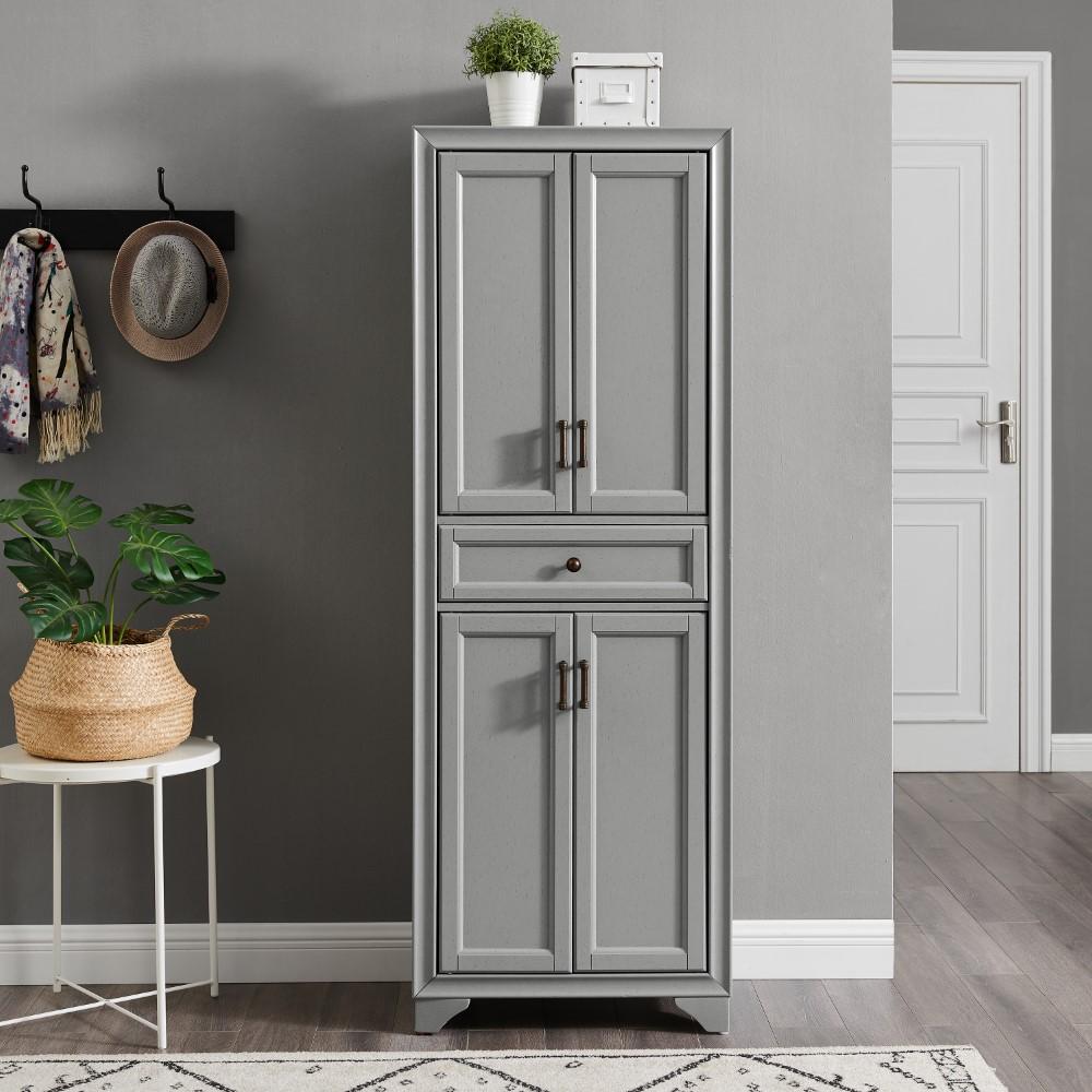 Crosley Furniture - Tara Pantry Distressed Gray - CF3111-GY veiw 10