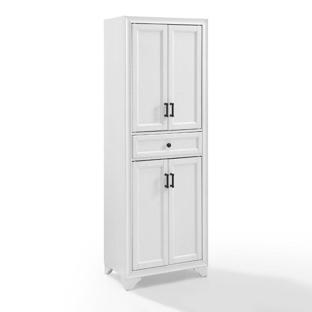 Crosley Furniture - Tara Pantry Distressed White - CF3111-WH veiw 1