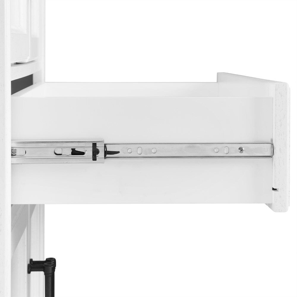 Crosley Furniture - Tara Pantry Distressed White - CF3111-WH veiw 5