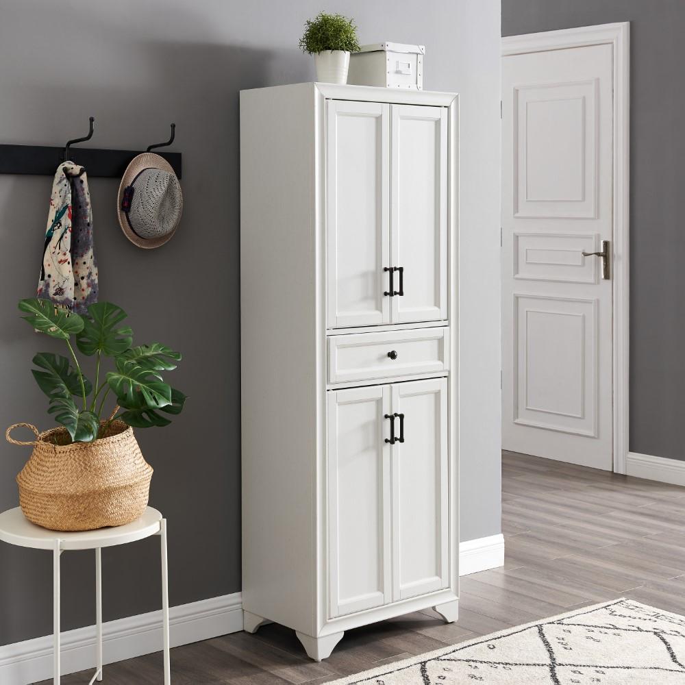 Crosley Furniture - Tara Pantry Distressed White - CF3111-WH veiw 8
