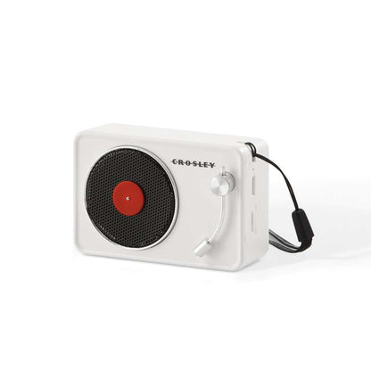 Crosley Radio - Mini Record Player Bluetooth Speaker In White - CR3029A-WH veiw 5