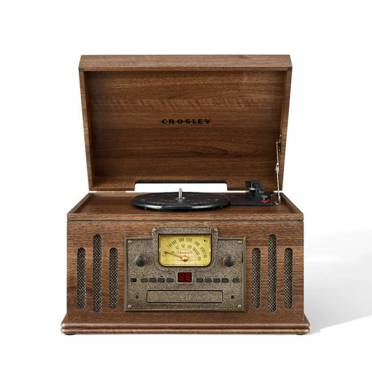Crosley Radio - Musician 8-In-1 Record Player In Walnut - CR704B-WA veiw 1