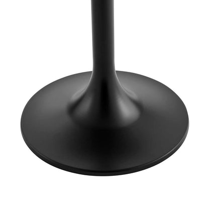 Euro Style - Astrid 20in Side Table in American Walnut Veneer Top with Walnut Heat Transfer Tulip Steel Base - 90282WAL-KIT veiw 3