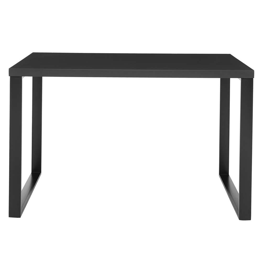 Euro Style - Dillon 48in Desk in Matte Anthracite with Matte Black Steel Base - 90481-ANT veiw 1