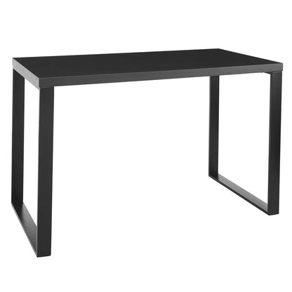 Euro Style - Dillon 48in Desk in Matte Anthracite with Matte Black Steel Base - 90481-ANT veiw 3