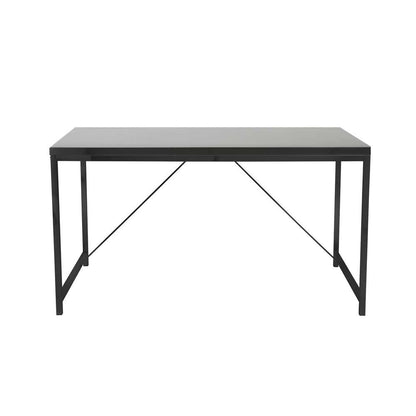 Euro Style - Gilbert Desk in Black with Black Frame - 23533-BLK_CLOSEOUT veiw 1