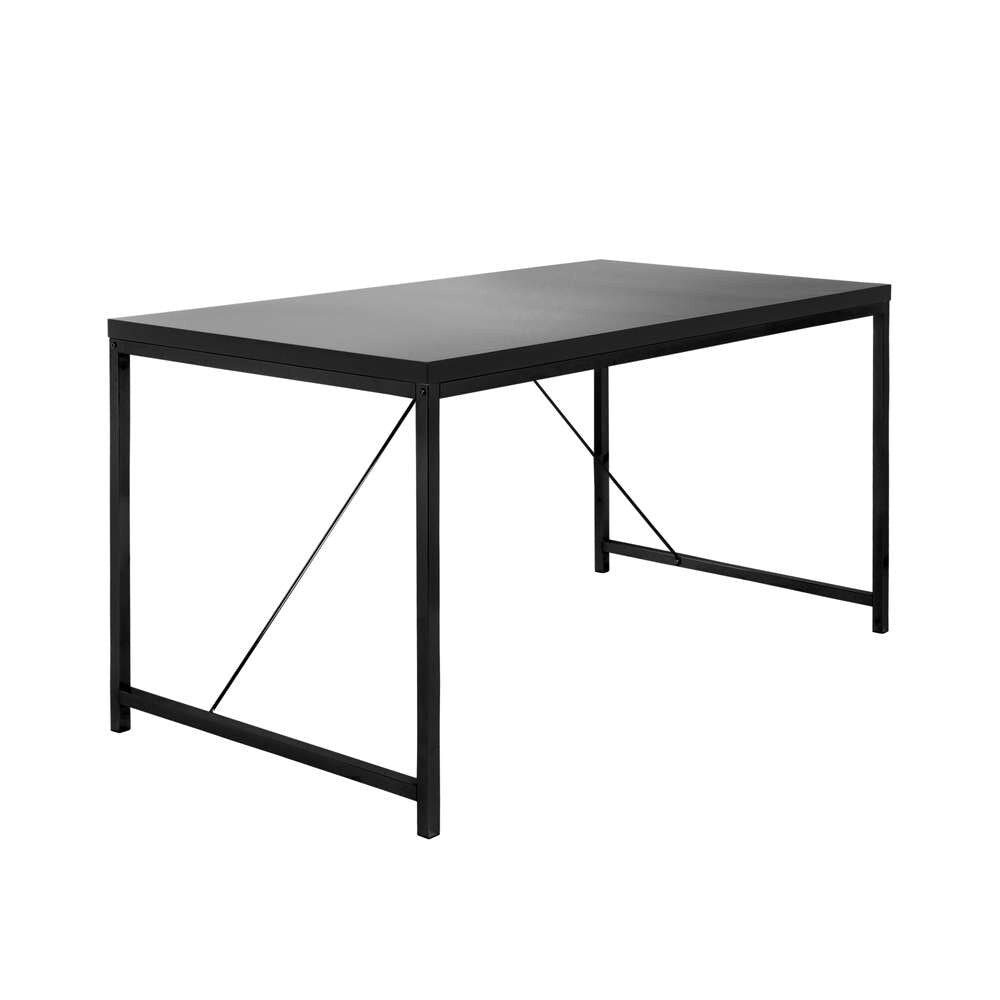 Euro Style - Gilbert Desk in Black with Black Frame - 23533-BLK_CLOSEOUT veiw 2