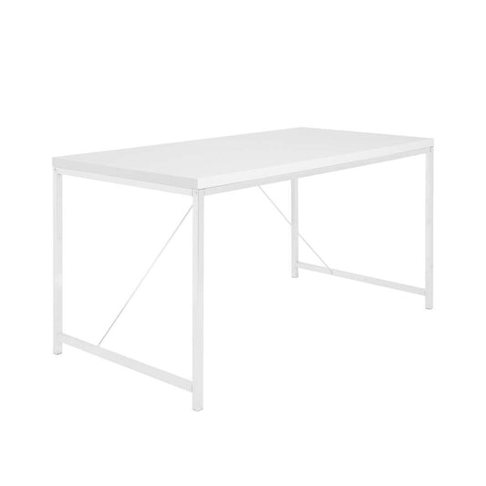 Euro Style - Gilbert Desk in White with White Frame - 23533-WHT_CLOSEOUT veiw 2