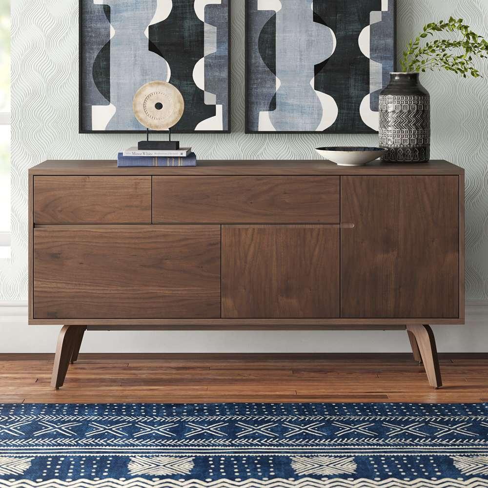 Euro Style - Lawrence 59in Sideboard in American Walnut - 38936WAL veiw 8