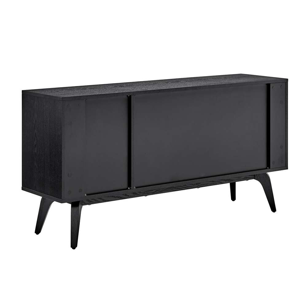 Euro Style - Lawrence 59in Sideboard in Matte Black - 38936-BLK veiw 5