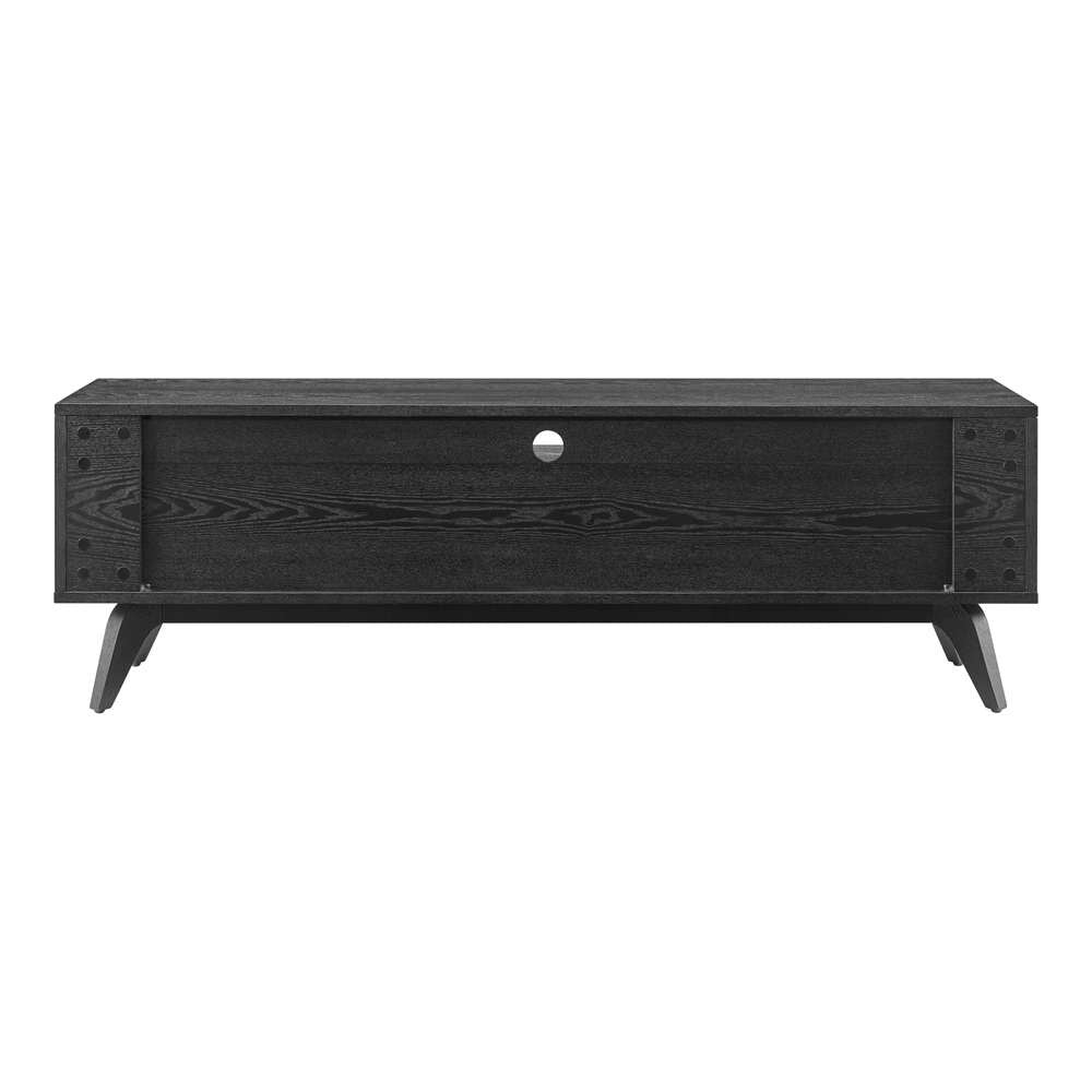 Euro Style - Lawrence 63in Media Stand in Black Stained Ash - 38930-BLK veiw 6