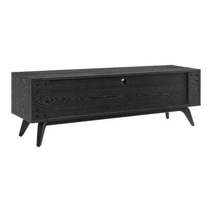 Euro Style - Lawrence 63in Media Stand in Black Stained Ash - 38930-BLK veiw 7