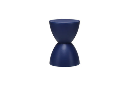 Euro Style - Sallie 16.5inH Plastic Indoor/Outdoor Stool, Blue - 90101BLU veiw 1