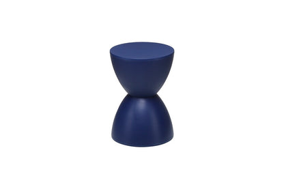 Euro Style - Sallie 16.5inH Plastic Indoor/Outdoor Stool, Blue - 90101BLU veiw 2