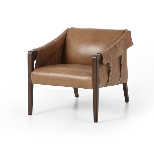 Four Hands - Bauer Leather Chair - Warm Taupe Dakota - 105572-007 veiw 1