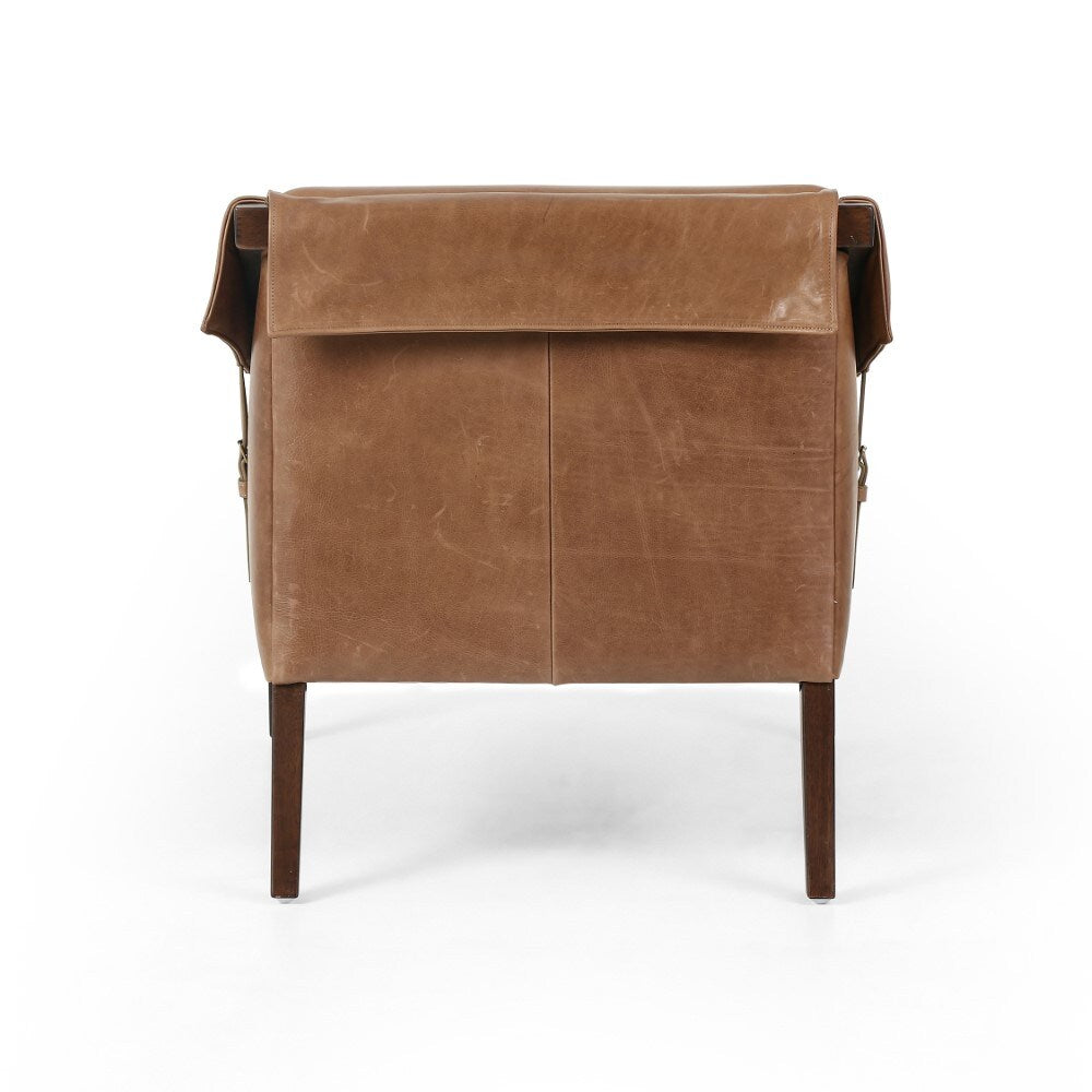 Four Hands - Bauer Leather Chair - Warm Taupe Dakota - 105572-007 veiw 8