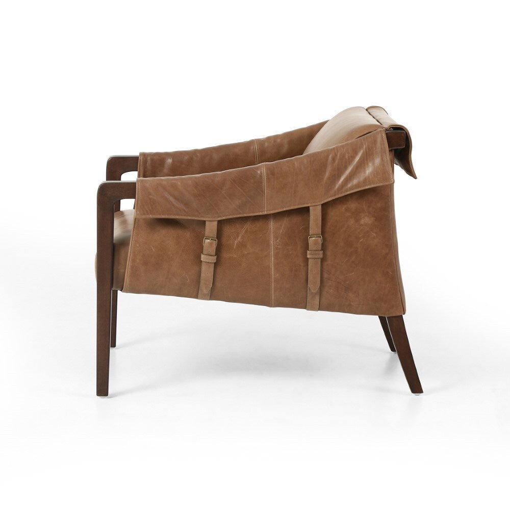 Four Hands - Bauer Leather Chair - Warm Taupe Dakota - 105572-007 veiw 9