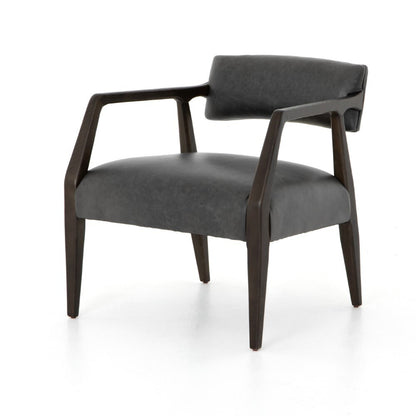 Four Hands - Tyler Arm Chair - Chaps Ebony - CABT-42 veiw 1