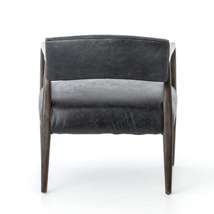 Four Hands - Tyler Arm Chair - Chaps Ebony - CABT-42 veiw 3