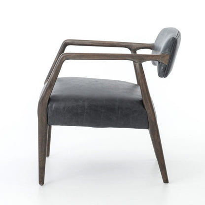 Four Hands - Tyler Arm Chair - Chaps Ebony - CABT-42 veiw 4