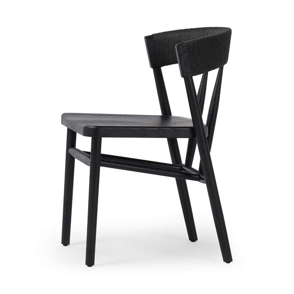 Four Hands - Allston - Buxton Dining Chair-Black Oak - 231882-008 veiw 3