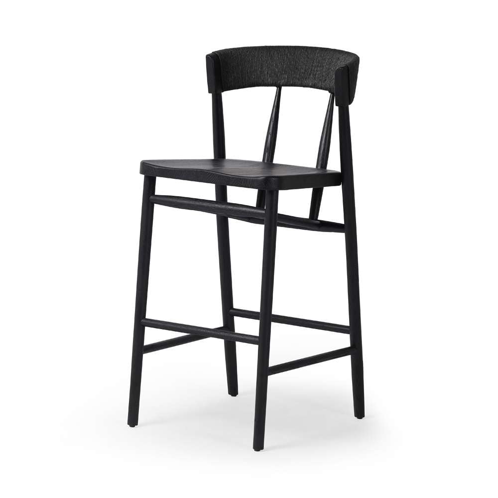 Four Hands - Allston - Buxton Stool-Black Oak-Bar - 232982-009 veiw 1