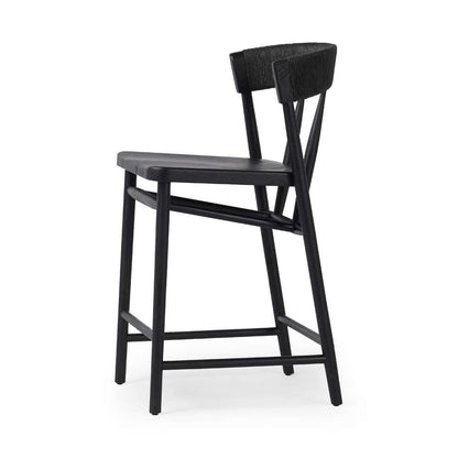 Four Hands - Allston - Buxton Stool-Black Oak-Counter - 232982-010 veiw 2
